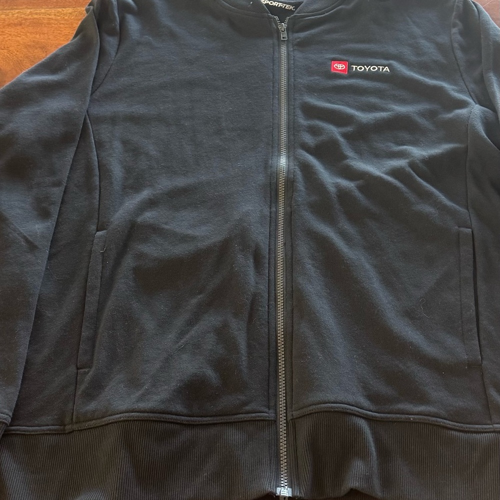 Sport-Tec Jacket  Unisex XXL Black Super Cozy Fleece Full Zip with Toyota logo